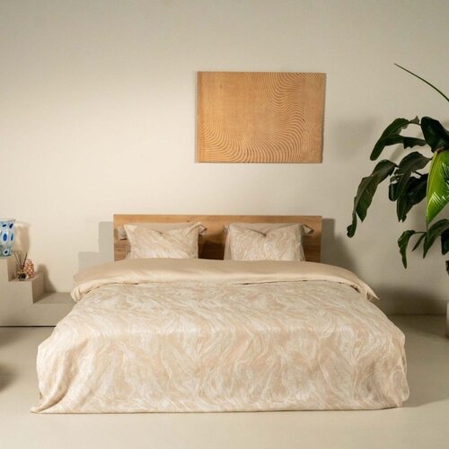 Kayori Kayori Nachi Dekbedovertrek Katoen/Tencel 140x200/220 Naturel afbeelding