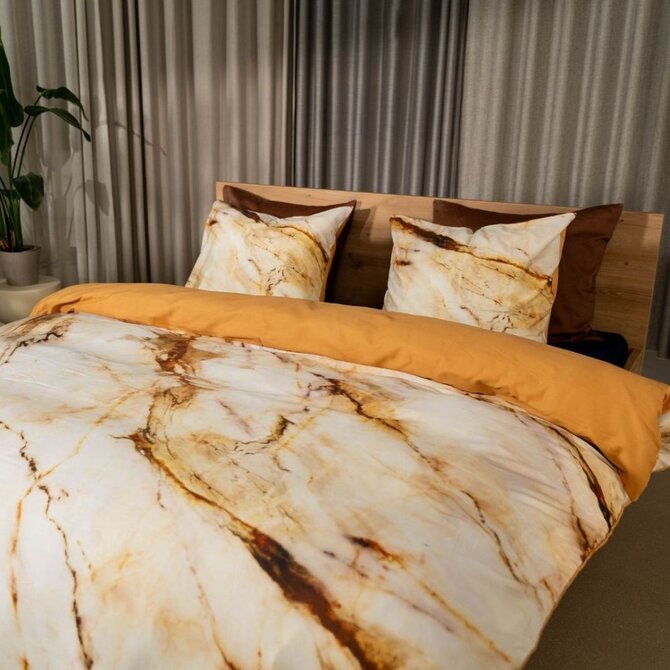 Kayori  Sayana  Dekbedovertrek  Katoensatijn  140x200/220 Goud