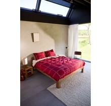 Auping Graphic dekbedovertrek 140x200/220 Bordeaux