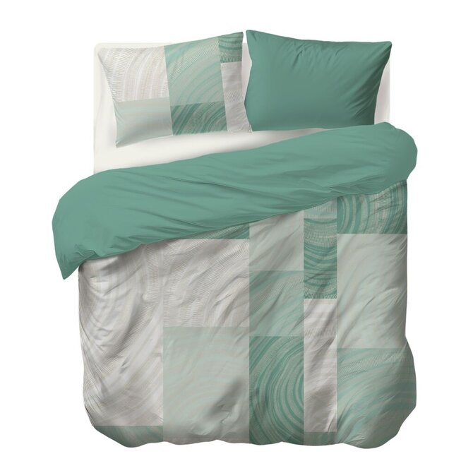 Auping Gentle Clover dekbedovertrek 140x200/220 Green