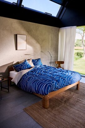 Auping Meandering dekbedovertrek 240x200/220 Blue