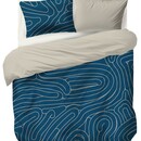 Auping Auping Meandering dekbedovertrek 240x200/220 Blue