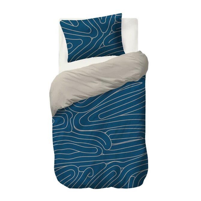 Auping Meandering dekbedovertrek 140x200/220 Blue
