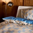 Auping Auping Seaside Grid dekbedovertrek 240x200/220 Light Blue
