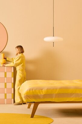 Auping Teklan dekbedovertrek 140x200/220 Sunny Yellow