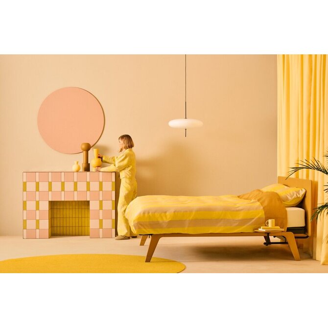 Auping Teklan dekbedovertrek 140x200/220 Sunny Yellow