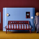 Auping Auping Teklan dekbedovertrek 140x200/220 Burgundy Blue