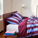 Auping Auping Teklan dekbedovertrek 140x200/220 Burgundy Blue