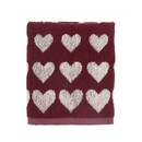 Bunzlau Castle Bunzlau Castle Hearts keukendoek 53x60 Burgundy