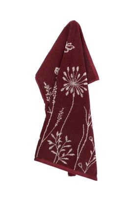 Bunzlau Castle Wild Flowers keukendoek 53x60 Burgundy