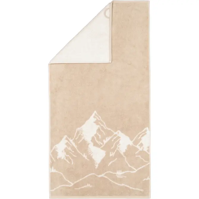 Cawö Alpenchic Edition Handdoek 50x100 natur