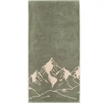 Cawö Alpenchic Edition Handdoek 50x100 spargroen