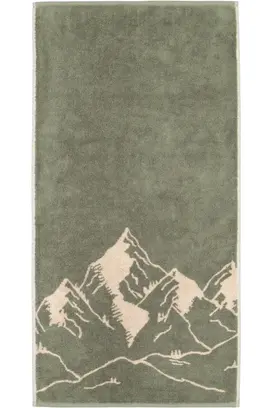Cawö Alpenchic Edition 6269 Douchelaken 70x140 spargroen