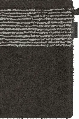 Cawö Two-Tone Washandje 16x22 basalt