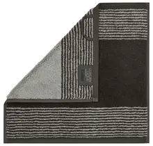 Cawö Two-Tone Gezichtsdoekje 30x30 basalt
