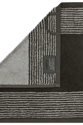 Cawö Two-Tone Gezichtsdoekje 30x30 basalt