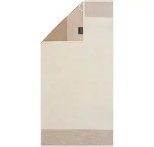 Cawö Two-Tone Badlaken 80x150 natur