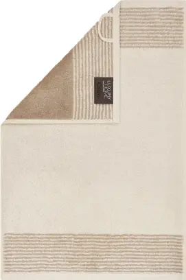 Cawö Two-Tone Gastendoekje 30x50 natur