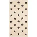 Cawö Cawö New Stars Handdoek 50x100 beige/basalt