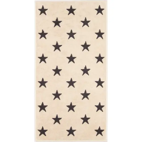 Cawö Cawö New Stars 6260 Handdoek 50x100 beige/basalt afbeelding