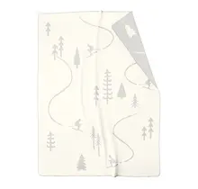 Cawö Winter Edition  Woonplaid 150x200 natur/stein