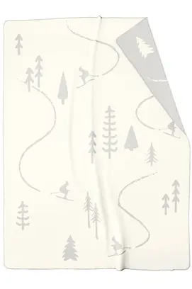 Cawö Winter Edition  Woonplaid 150x200 natur/stein