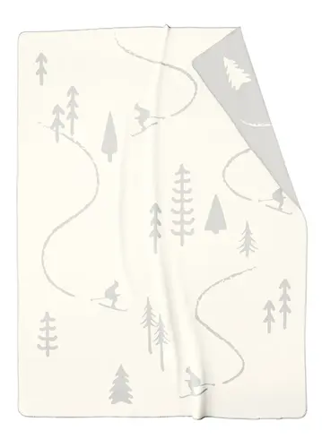 Cawö Cawö Winter Edition Woonplaid 150x200 natur/stein afbeelding