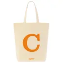 Cawö Cawö C Shopper Tas  50x45 natur/orange
