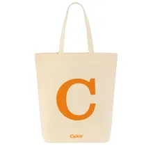 Cawö C Shopper Tas  50x45 natur/orange