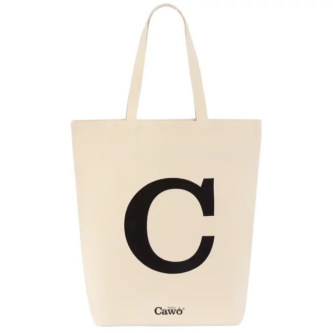 Cawö C Shopper Tas  50x45 natur/zwart
