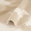 Cawö Cawö We love dogs  Woonplaid 150x200 natur/beige