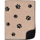 Cawö Cawö We love dogs  Woonplaid 150x200 zwart/beige