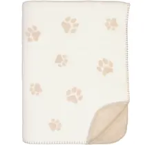 Cawö We love dogs  Woonplaid 150x200 natur/beige