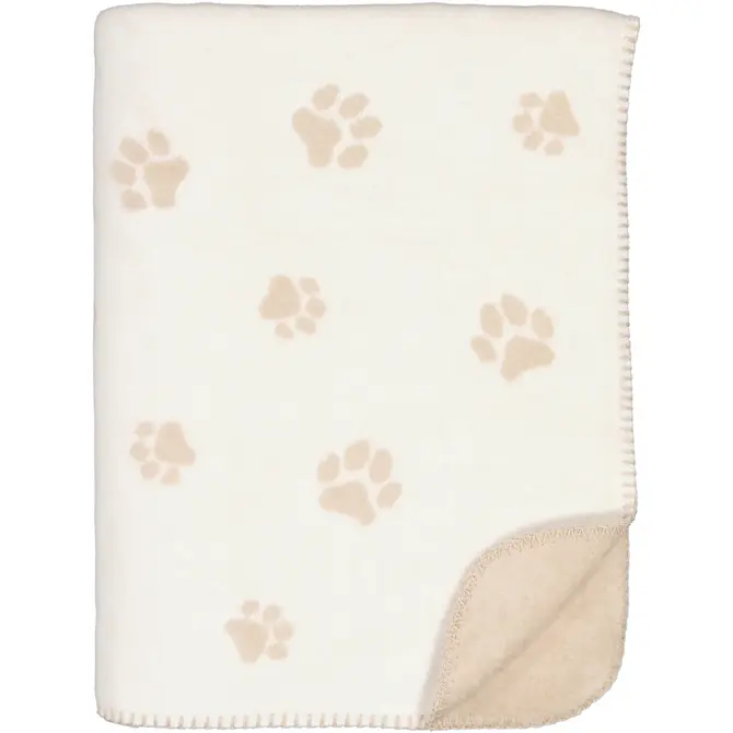 Cawö We love dogs  Woonplaid 150x200 natur/beige