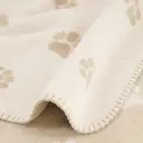 Cawö Cawö We love dogs  Woonplaid 150x200 natur/beige