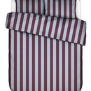 Essenza Essenza Minte Stripe Dekbedovertrek 260x200/220 Mauve Wine - Ice blue