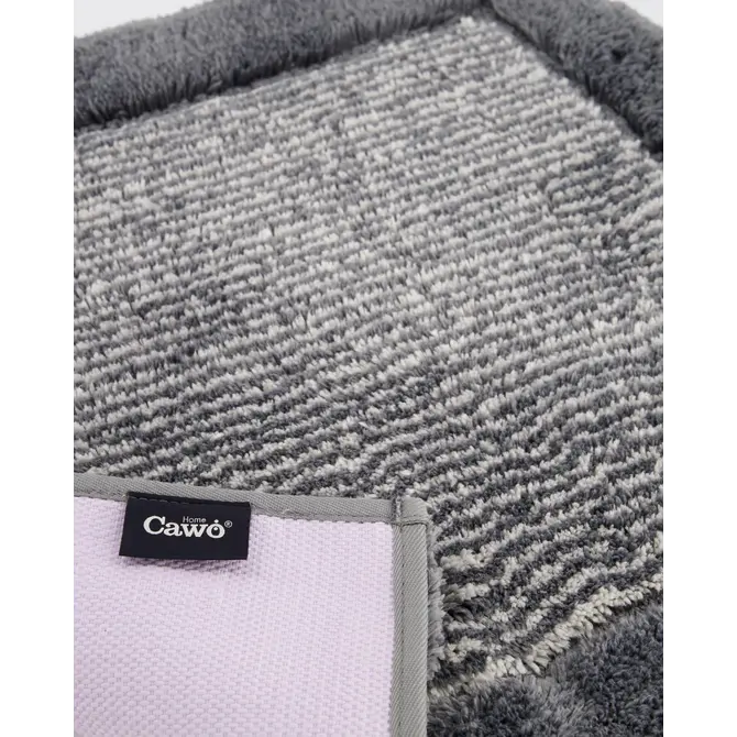 Cawö Two Tone Badmat 50x80 schiefer