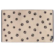Cawö We love Dogs Badmat 50x80 zwart/beige