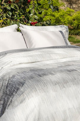 Dommelin Dekbedovertrek Corso Satijn 400tc grijs-zilver (523) 260x200/220 cm