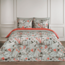 Dommelin Dommelin Dekbedovertrek Silvestre Satijn 400tc Spargroen 140x200/220 cm