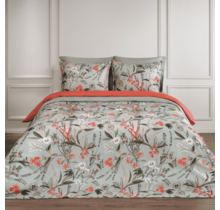 Dommelin Dekbedovertrek Silvestre Satijn 400tc Spargroen 140x200/220 cm