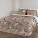 Dommelin Dommelin Dekbedovertrekset Silvestre Satijn 400tc Taupe 240x200/220 cm