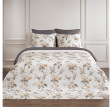 Dommelin Dekbedovertrek Magnolia Satijn 400tc Ecru 140x200/220 cm