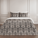 Dommelin Dommelin Dekbedovertrekset Lecce Satijn 400tc Zwart-Camel 240x200/220 cm