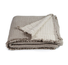 Dommelin Plaid Fame Katoen Taupe-Ecru 130x180 cm