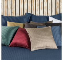 Dommelin Sierkussenhoes Chicago Satijn 300tc Camel 40x40 cm (exclusief vulling)