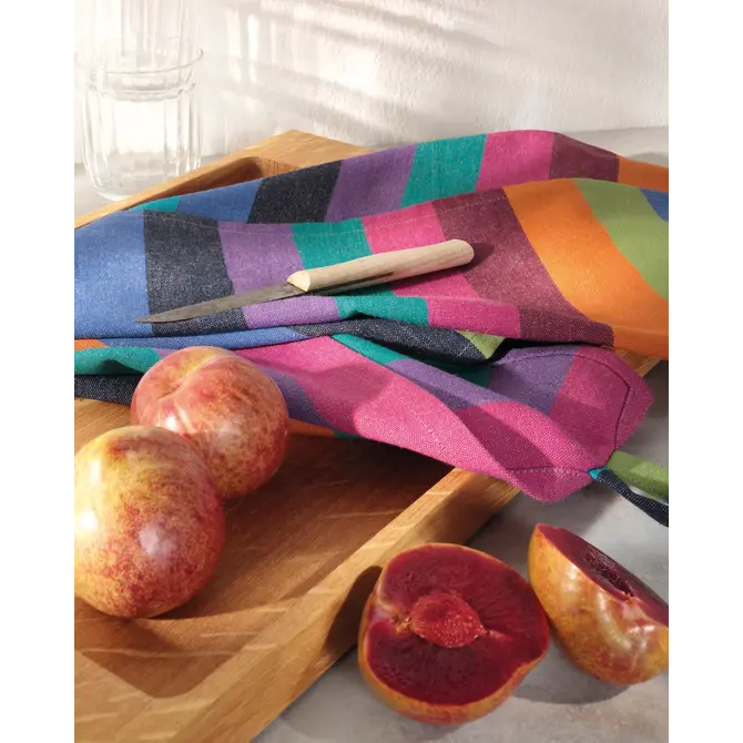 Cawö Lifestyle Cuisine Theedoek 50x70 multicolor donker