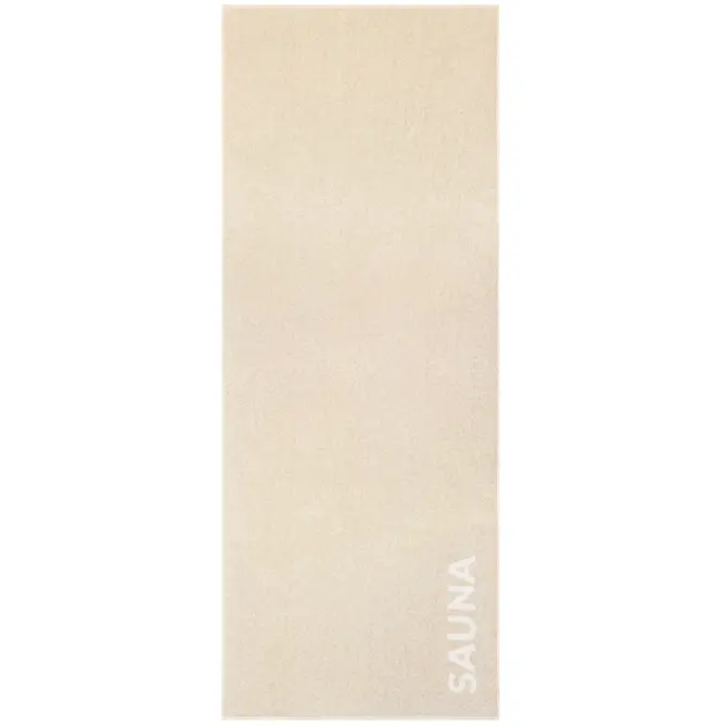 Cawö Sauna Cotton & Hemp Saunadoek 80x200 natur