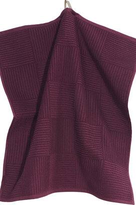 Sander keukendoek Adam 50x50 Fb. 24 - Aubergine