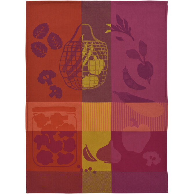 Sander theedoek Tuscany 50x70 Fb. 41 - Berry